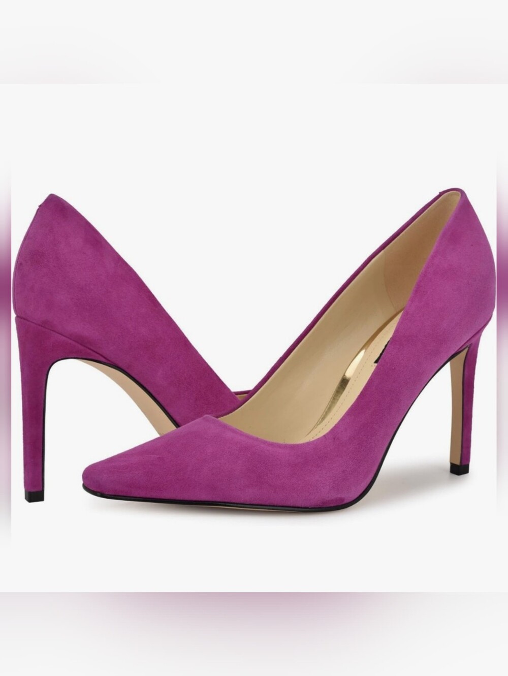 NWOB Magenta Heels, Sz. 9.5